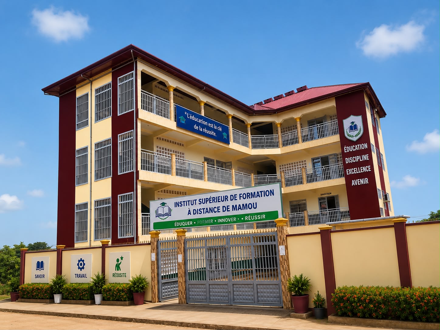 Bâtiment du Groupe Scolaire Hadja Adama à Mamou